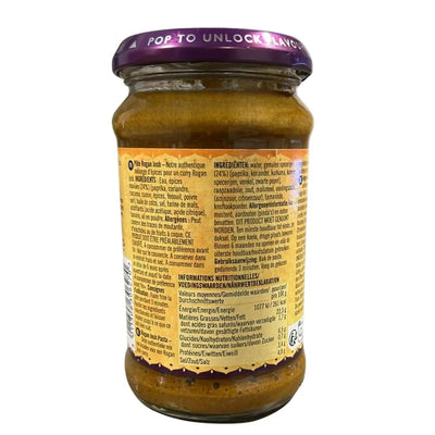 Best Before 31st October'26 Patak's Rogan Josh Paste - 283ml-Global Food Hub