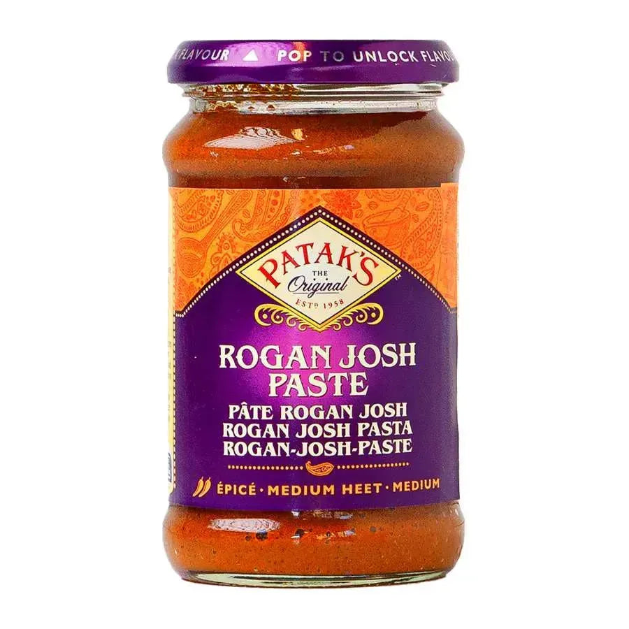 Best Before 31st October'26 Patak's Rogan Josh Paste - 283ml-Global Food Hub