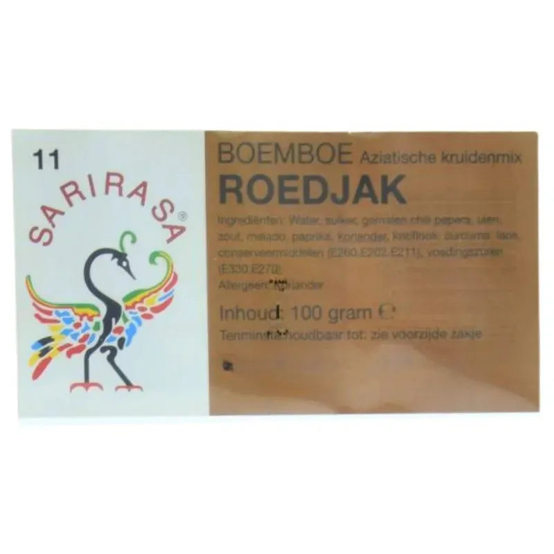 Best Before 31st October'26 Sarirasa Boemboe Roedjak - 100g-Global Food Hub