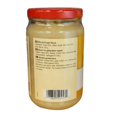 Best Before 3rd June'26 LKK Minced Ginger - 326g-Global Food Hub
