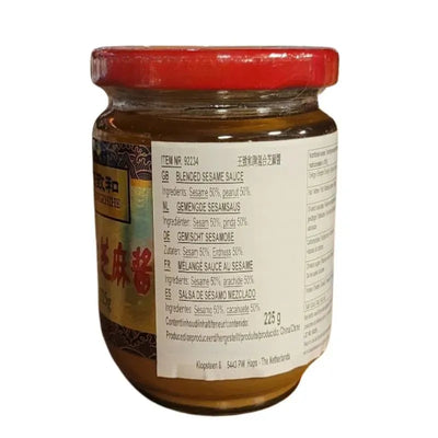 Best Before 4 Nov'25 Wangzhihe - Sesame & Peanut Sauce -225g-Global Food Hub