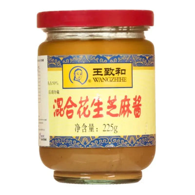 Best Before 4 Nov'25 Wangzhihe - Sesame & Peanut Sauce -225g-Global Food Hub