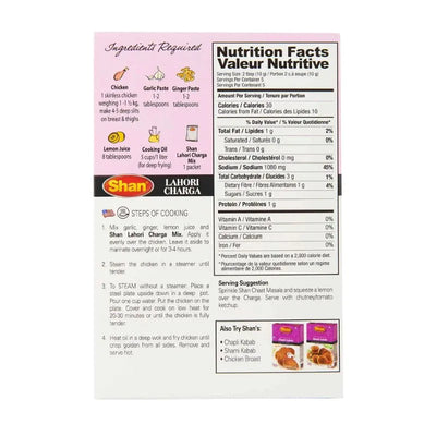 Best Before 4 October'26 Shan Lahori Charga Mix - 50g-Global Food Hub