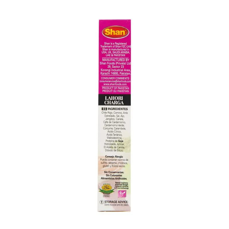 Best Before 4 October'26 Shan Lahori Charga Mix - 50g-Global Food Hub