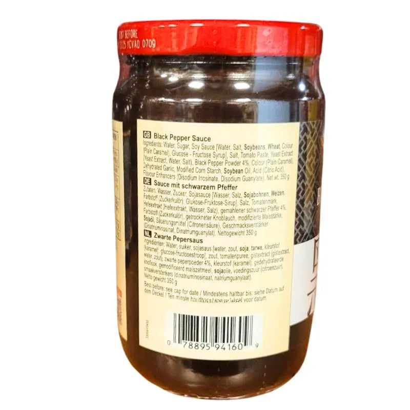 Best Before 5 September '26 - LKK - Black Pepper Sauce - 350g-Global Food Hub
