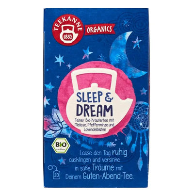 Best Before December '25 - Teekanne Organics Tea Sleep & Dream – 20 Tea-bags per box-Global Food Hub