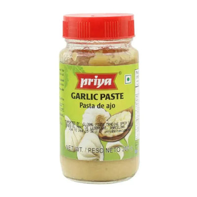 Best Before End January 2025 - Priya Garlic Paste - 300g-Global Food Hub