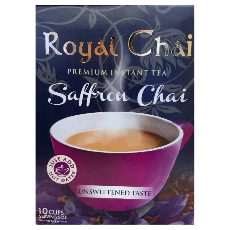 Best Before End January'25 - Royal Chai Saffron Unsweetened - 140g-Global Food Hub