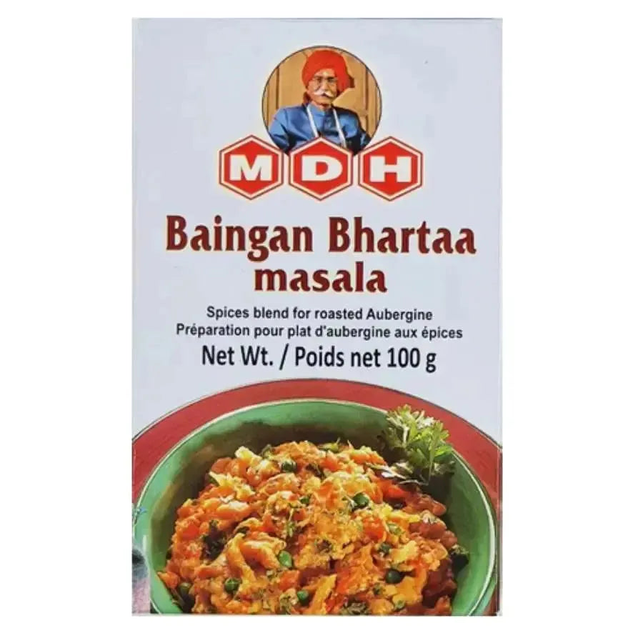 Best Before End NOV 24 - MDH Baingan Bharta Masala - 100g-Global Food Hub