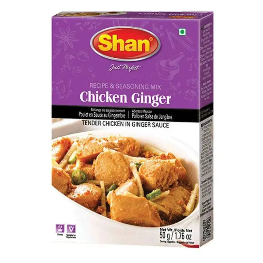 Best Before JAN '24 Shan Chicken Ginger-60 grams-Global Food Hub