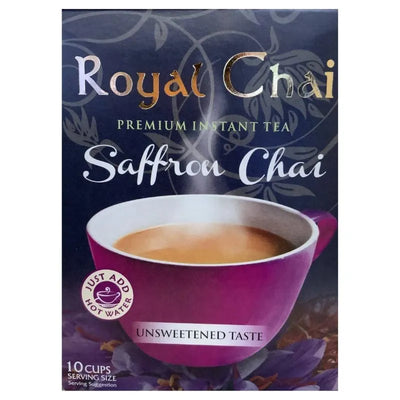 Best Before January'25 - Royal Chai Saffron Unsweetened-140 Grams-Global Food Hub