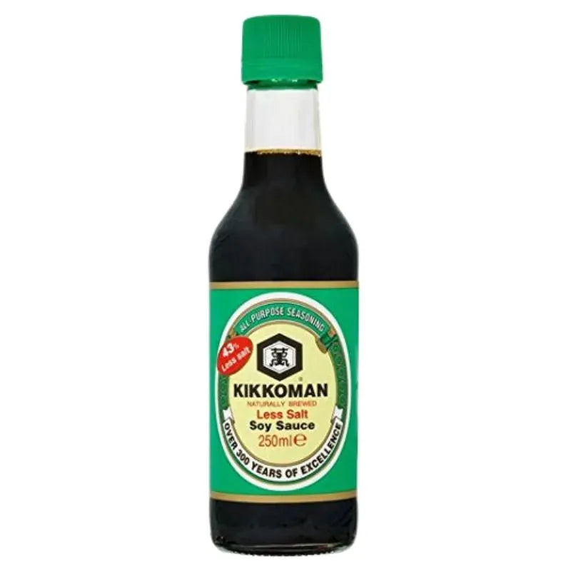 Best Before July '25 - Kikkoman - Soy Sauce Less Salt - 250ml-Global Food Hub