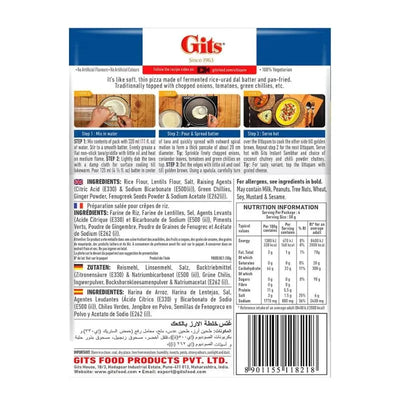 Best Before June'25 Gits Uttappam Mix - 200g-Global Food Hub