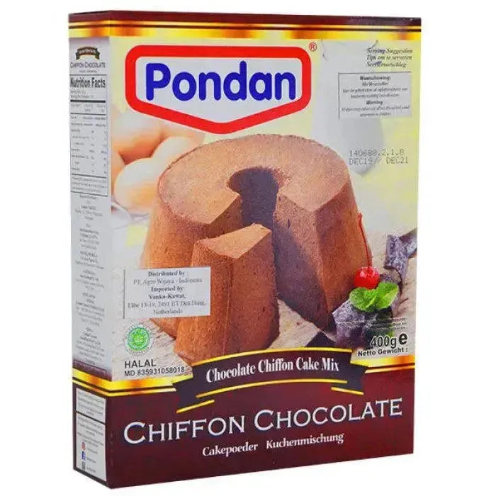 Best Before June'25 Pondan Chiffon Chocolade Cakemix - 400g-Global Food Hub