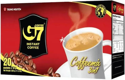 Best Before Nov '24 - Trung Nguyen G7 Gourmet Instant Coffee 3 in 1, 20 Sachets-Global Food Hub