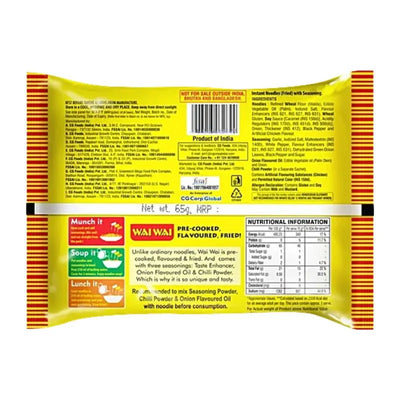 Best Before November '25 - Wai Wai Ready to Eat Noodles Chicken Flavour- 70g-Global Food Hub