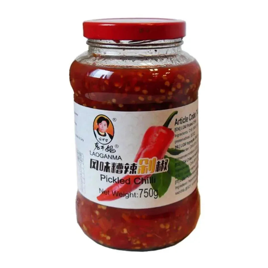 Best Before Oct '24 - Lao Gan Ma - Pickled Chilli - 750g-Global Food Hub