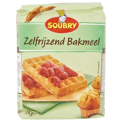 Best Before October '25 - Soubry Zelfrijzend Bakmeel - 1Kg-Global Food Hub