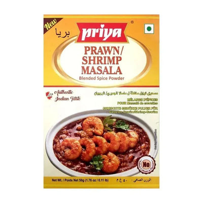 Best Before September '24 - Priya Prawn / Shrimp Masala Powder - 50g-Global Food Hub