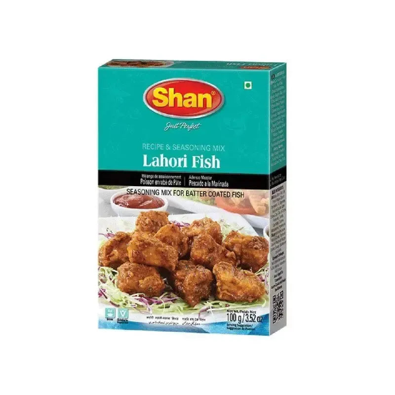 Best before 14 June '25 - Shan Lahori Fish Masala - 100g-Global Food Hub