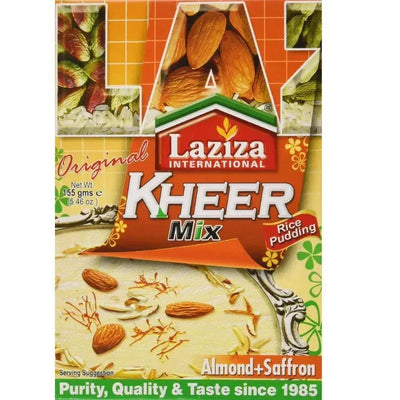 Best before 30 nov 2026 - Laziza - Falooda Kheer (Almond + Saffron) - 155g-Global Food Hub