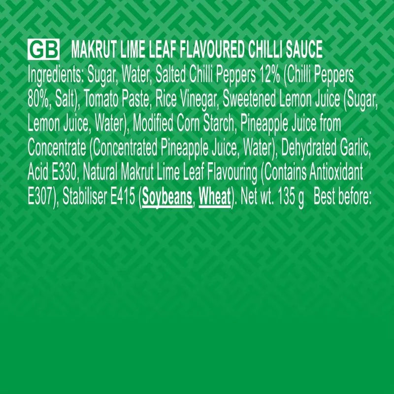 Best before 4 Jan 26 - LKK Kaffir Lime Flavour Chilli Sauce - 135g-Global Food Hub