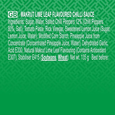 Best before 4 Jan 26 - LKK Kaffir Lime Flavour Chilli Sauce - 135g-Global Food Hub