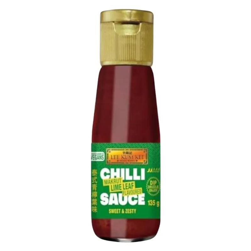 Best before 4 Jan 26 - LKK Kaffir Lime Flavour Chilli Sauce - 135g-Global Food Hub