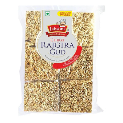 Best before 4 June '26 - Jabsons Rajgira Chikki - 130g-Global Food Hub