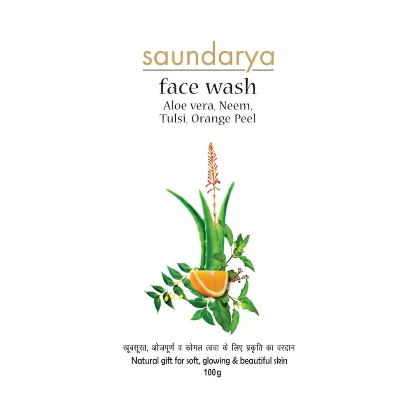Best before end August 2026 -Patanjali Saundarya Face Wash - 100g-Global Food Hub