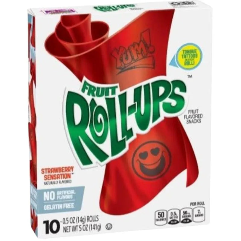 Betty Crocker Fruit Roll Ups - Strawberry Sensation - 141g-Global Food Hub