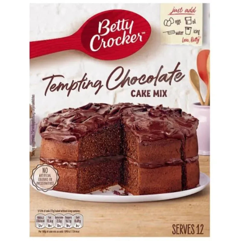 Betty Crocker Tempting Chocolate Cake Mix - 425g-Global Food Hub