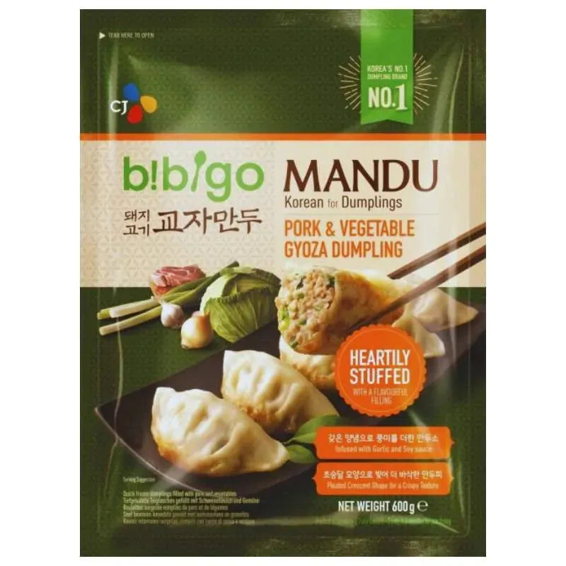 Bibigo -Frozen Gyoza Dumpling Pork & Vegetables - 600g-Global Food Hub