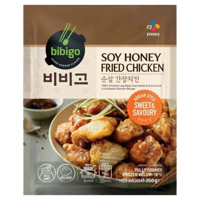 Bibigo Frozen Korean Style Fried Chicken Soy & Honey - 350g-Global Food Hub