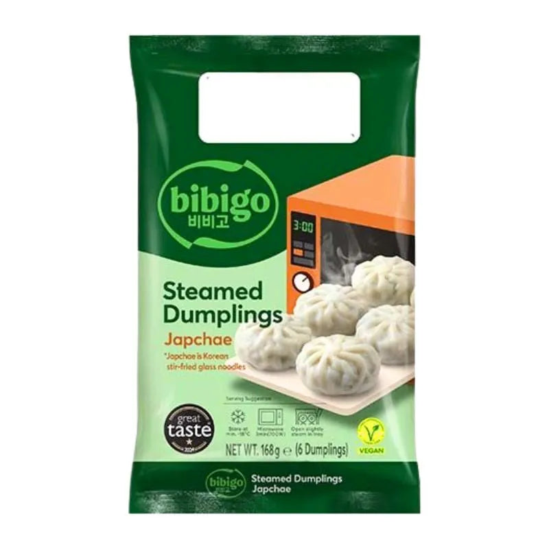 Bibigo Frozen Steamed Dumplings Japchae - 168g-Global Food Hub