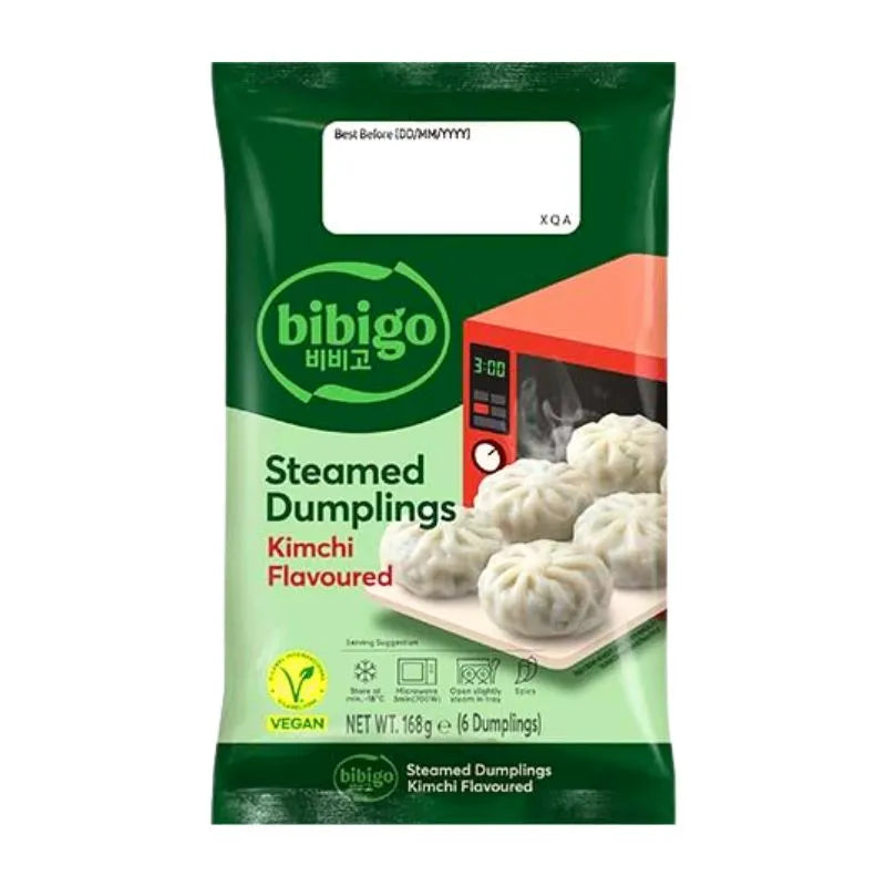 Bibigo Frozen Steamed Dumplings Kimchi - 168g-Global Food Hub