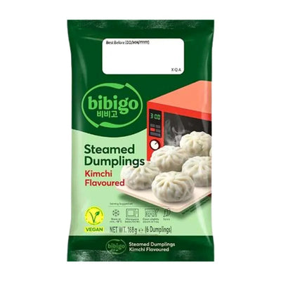 Bibigo Frozen Steamed Dumplings Kimchi - 168g-Global Food Hub
