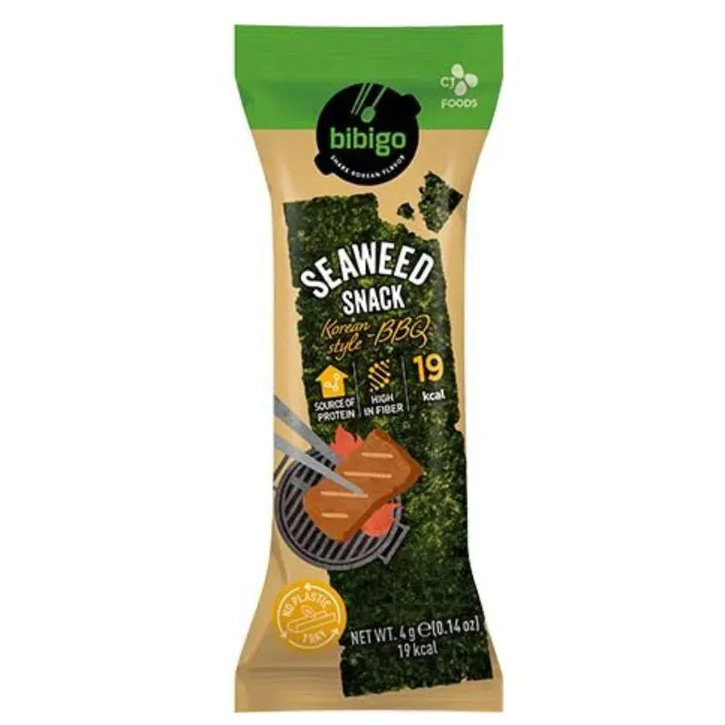 Bibigo Seaweed Snack BBQ - 4g-Global Food Hub