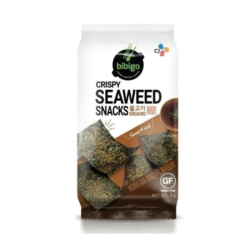 Bibigo - Seaweed Snack Crispy BBQ - 5g-Global Food Hub