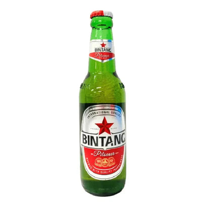 Bintang Indonesian Beer 4.7% Alc.- Age check Included - Bottle - 330ml-Global Food Hub