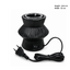 Black Electric Aroma Diffuser – Oil & Wax Burner with Glass Dish-Global Food Hub