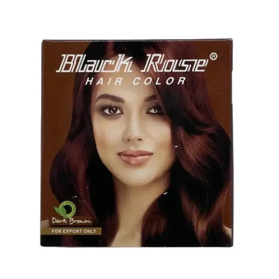 Black Rose Hair Color Dark Brown - 50g-Global Food Hub