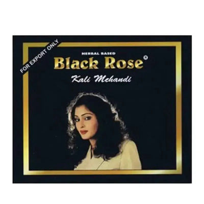 Black Rose Kali Mehandi Black Color (Hearbal Based) - 50g-Global Food Hub