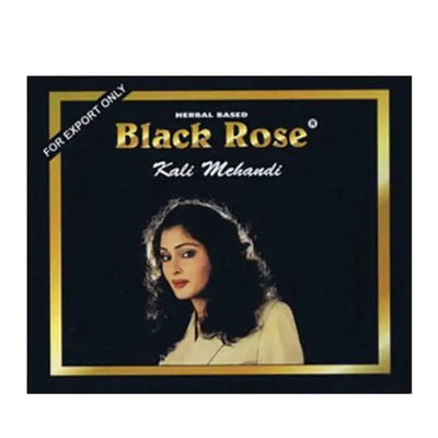 Black Rose Kali Mehandi Black Color (Hearbal Based)-50 grams-Global Food Hub