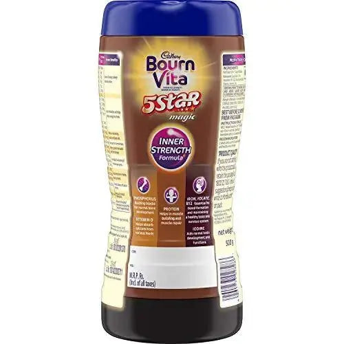 Bournvita- 5 Star 500 grams-500 grams-Global Food Hub