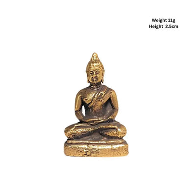 Brass Antique Mini Buddha-Global Food Hub