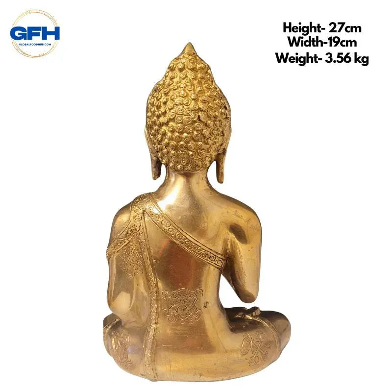 Brass Buddha Statue-Global Food Hub
