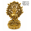 Brass Buddha With Tree Of Life XS Miniature Statue-Global Food Hub