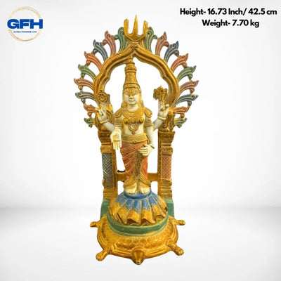 Brass Coloured Balaji With Tortoise-Global Food Hub