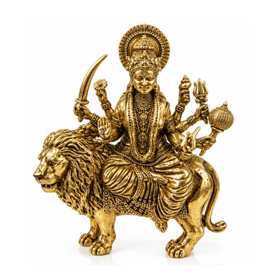 Brass Durga L Statue-Global Food Hub